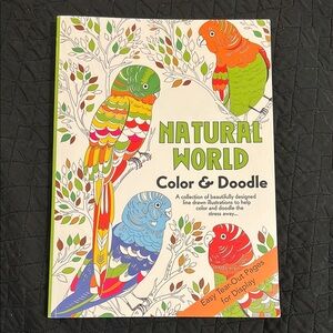 Natural World Color & Doodle Book
